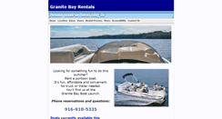 Desktop Screenshot of granitebaypwcrentals.com